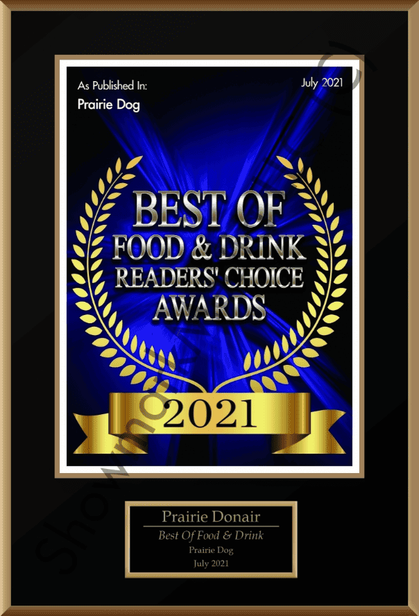 Prairie Dog Best of Food & Drink 2021 badge