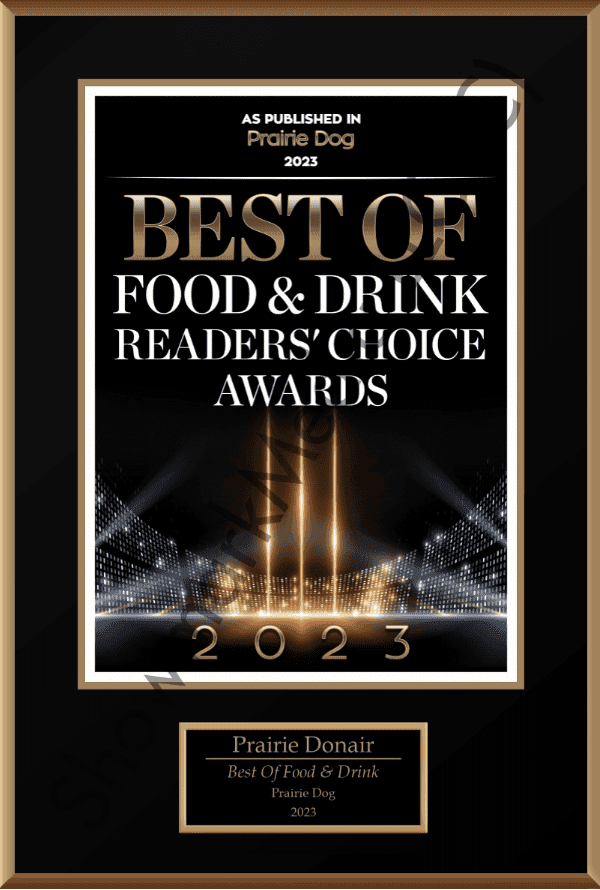 Prairie Dog Best of Food & Drink 2023 badge