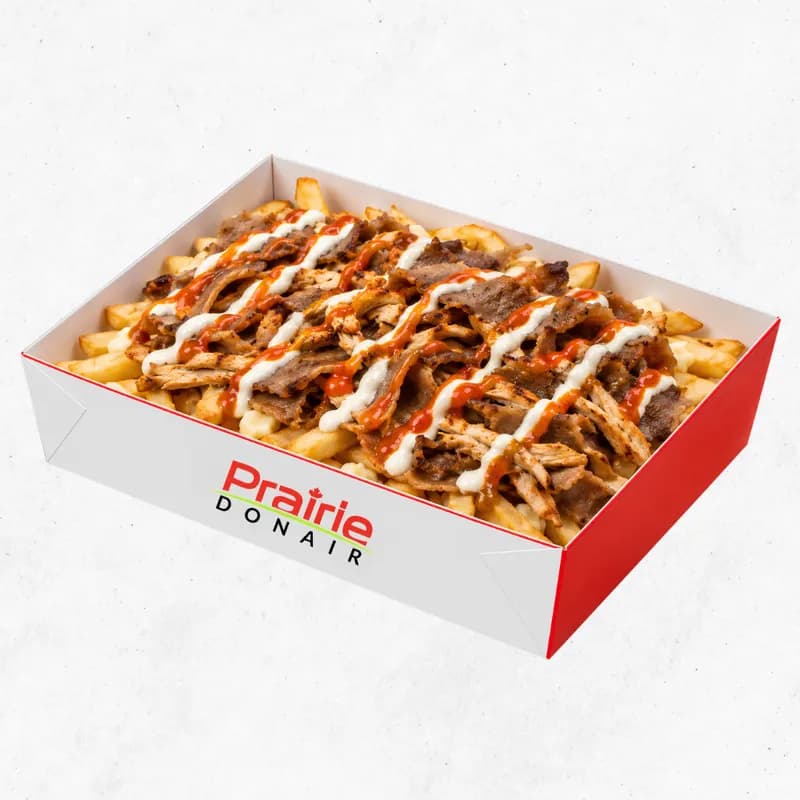 Carnivore Poutine in a Prairie Donair box